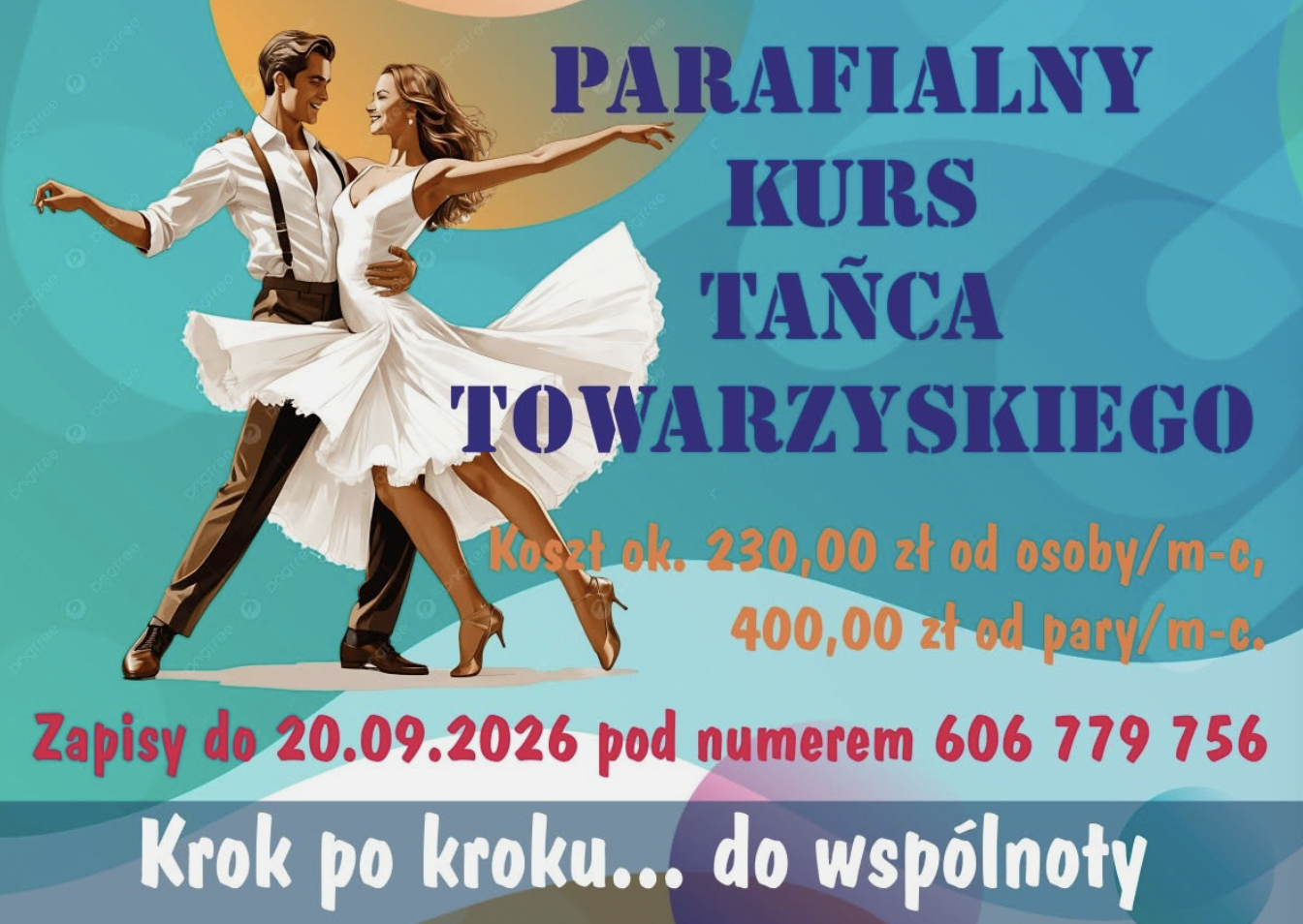 Parafialny Kurs Tańca Towarzyskiego!